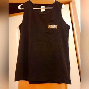 PINK SEQUINED Tank Top